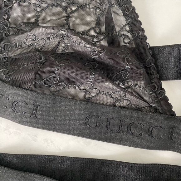 ❌SOLD ON ❌Gucci Tulle Lingerie Set SIZE L - Picture 2 of 4